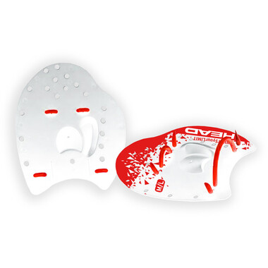 HEAD Swimming Pads White/Red 0
